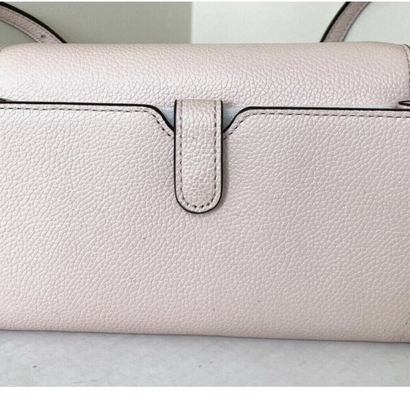 New Michael Kors Jet Set Travel Medium Phone Crossbody Powder Blush / Gift Box - Picture 3 of 7
